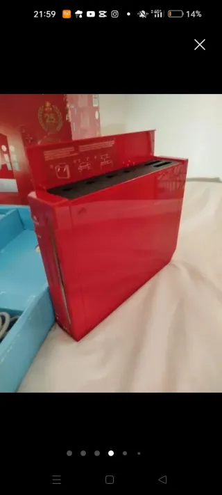 Nintendo Wii Roja 25 Aniversario Completa