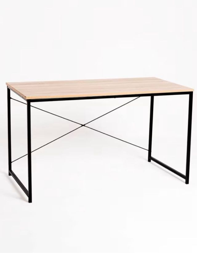Mesa escritorio madera y metal