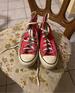 Converse rosse alte