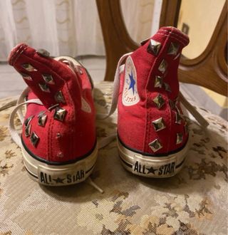 Converse rosse alte