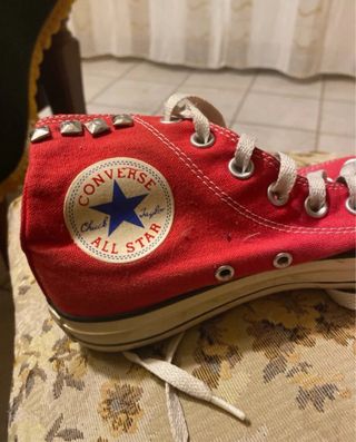 Converse rosse alte