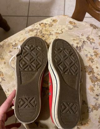 Converse rosse alte