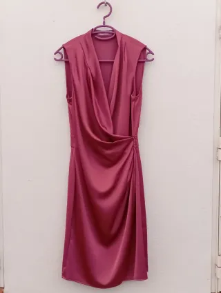 Vestido corto fiesta rosa