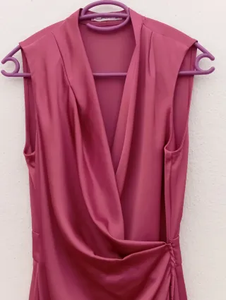 Vestido corto fiesta rosa