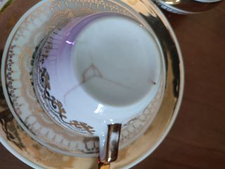 Juego de café antiguo Tuyyo dorado