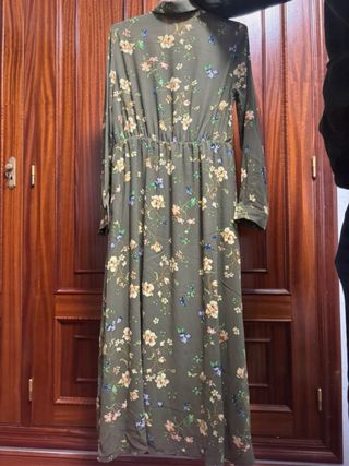 Vestido largo estampado floral