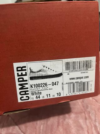 Zapatos Camper Blancos Hombre talla 44