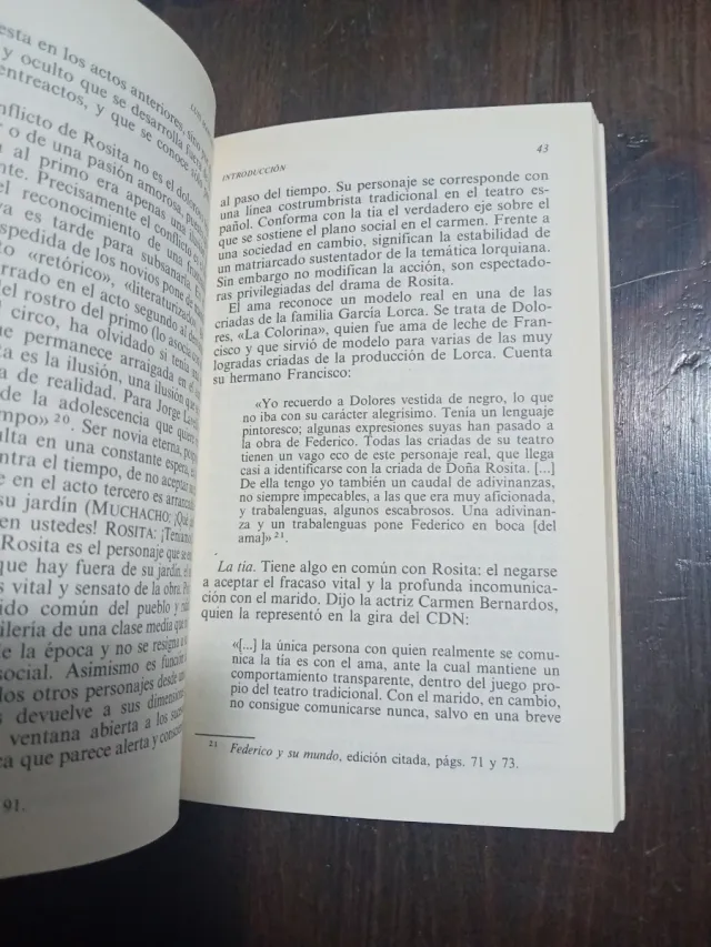 Dona Rosita la Soltera O el Lenguaje