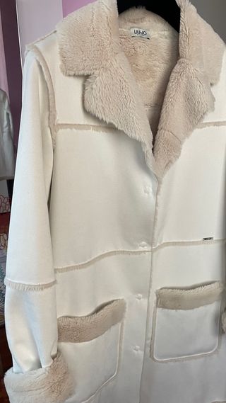 Liu Jo montone beige/bianca taglia M ( 42 it.)