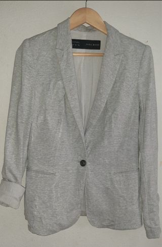 Americana gris Zara Talla M