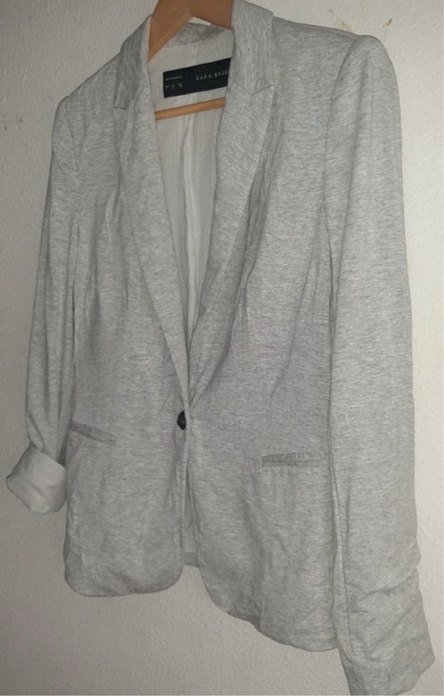 Americana gris Zara Talla M