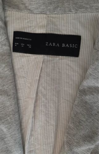 Americana gris Zara Talla M