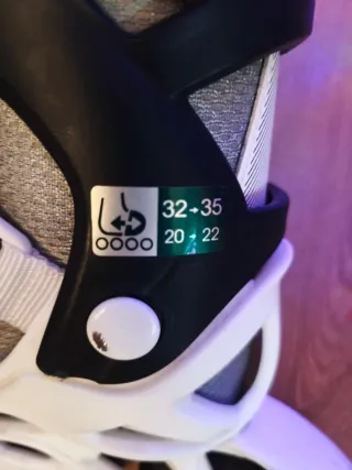 Patines en línea como nuevos talla de 32 a 35.