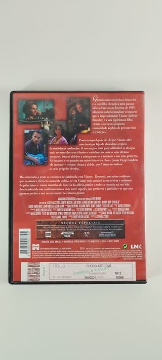 Chocolate DVD - Johnny Depp e Juliette Binoche
