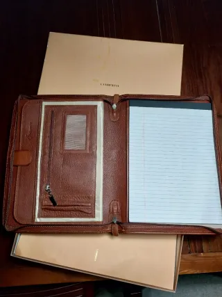 Cartera Portafolios Piel LAMBERTTI  34x26x4 cm