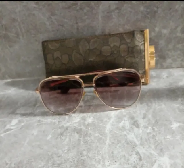 Gafas Dita Mach Eight Oro Marrón