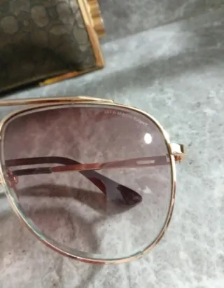 Gafas Dita Mach Eight Oro Marrón