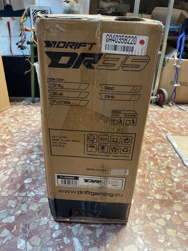 Silla Drift DR35 ROJA