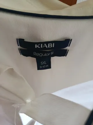 Camisa blanca 5XL nueva Talla 5XL con etiqueta