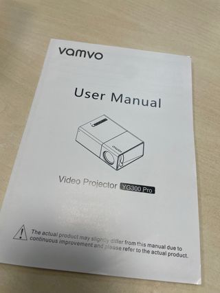 Proyector LED Vamvo Blanco y Amarillo