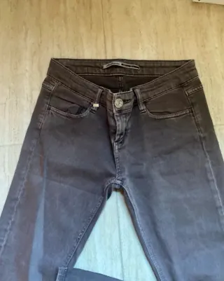 Lote 2 pantalones pitillo marrones/grises