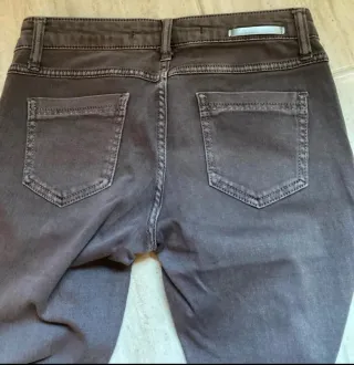 Lote 2 pantalones pitillo marrones/grises