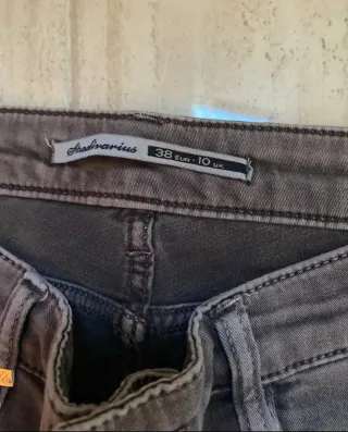 Lote 2 pantalones pitillo marrones/grises