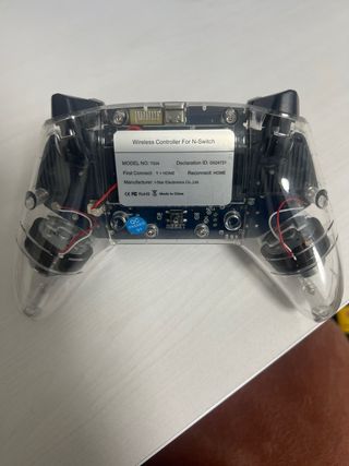 Mando Pro Nintendo Switch Transparente