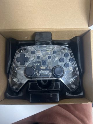 Mando Pro Nintendo Switch Transparente