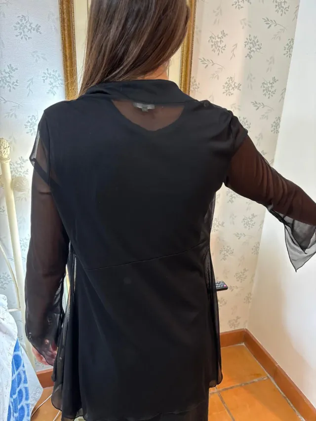 Chaqueta fina fiesta negra