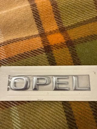 Scritta OPEL cromata