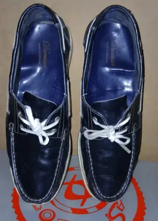 Zapatos náuticos de hombre azules talla 44