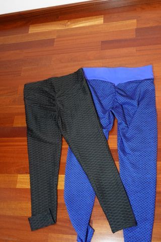 2 Leggings Push-Up Texturizados
