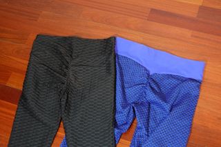 2 Leggings Push-Up Texturizados