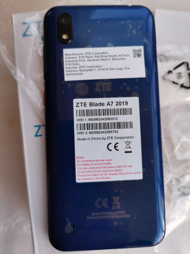 ZTE A7 in ottime condizioni con scatola e accessori