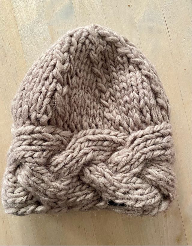 Gorro de lana grueso trenzado DAYADAY