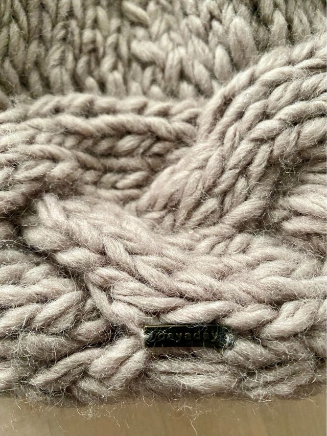 Gorro de lana grueso trenzado DAYADAY