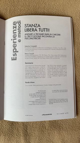 La psicomotricità nelle diverse età della vita