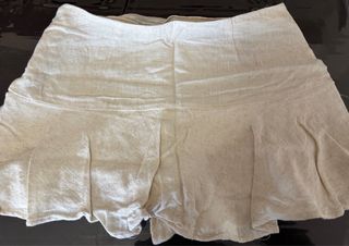 Minifalda Stradivarius Beige