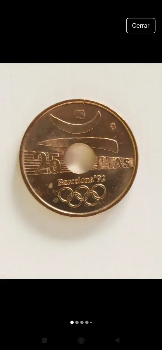 4 Monedas 25 Ptas (1990-92-91-96)