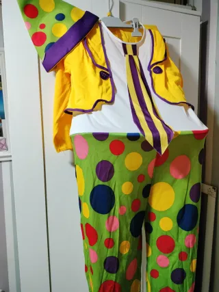 Disfraz Payaso Niño 8/9 y Adulta XL