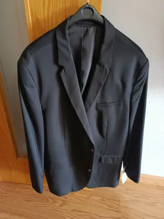 Chaqueta traje negra talla 68 nueva con etiqueta