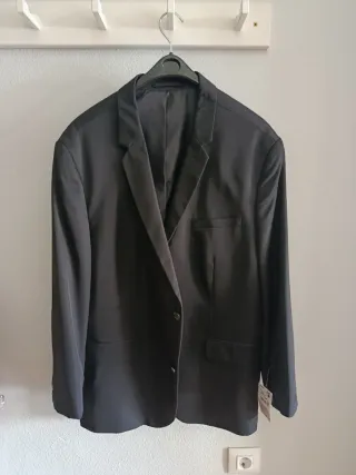 Chaqueta traje negra talla 68 nueva con etiqueta