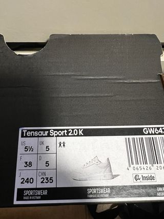 Adidas Tensaur Sport 2.0K Blancas