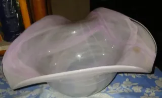 Frutero de cristal soplado