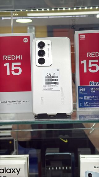 Xiaomi Redmi 15 Plata 256gb