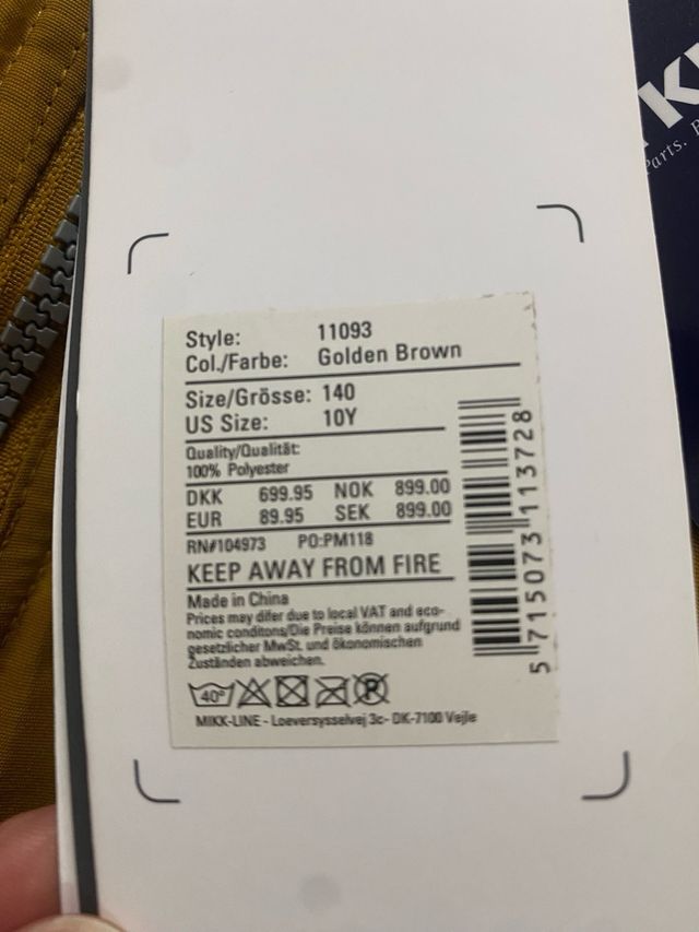 Traje de nieve infantil