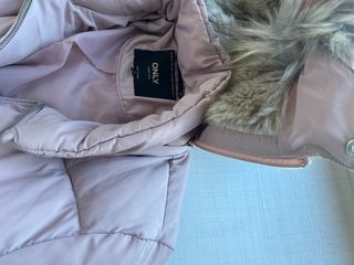 Abrigo plumífero Only rosa mujer