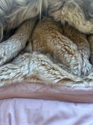 Abrigo plumífero Only rosa mujer