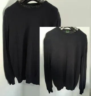 Maglione Enrico Coveri Girocollo Blu XXL